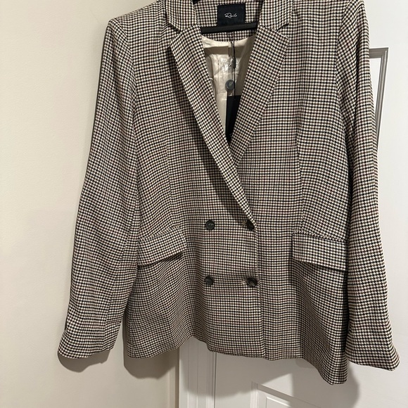 Rails Cambridge Women’s  Houndstooth Blazer - Large - Picture 2 of 14